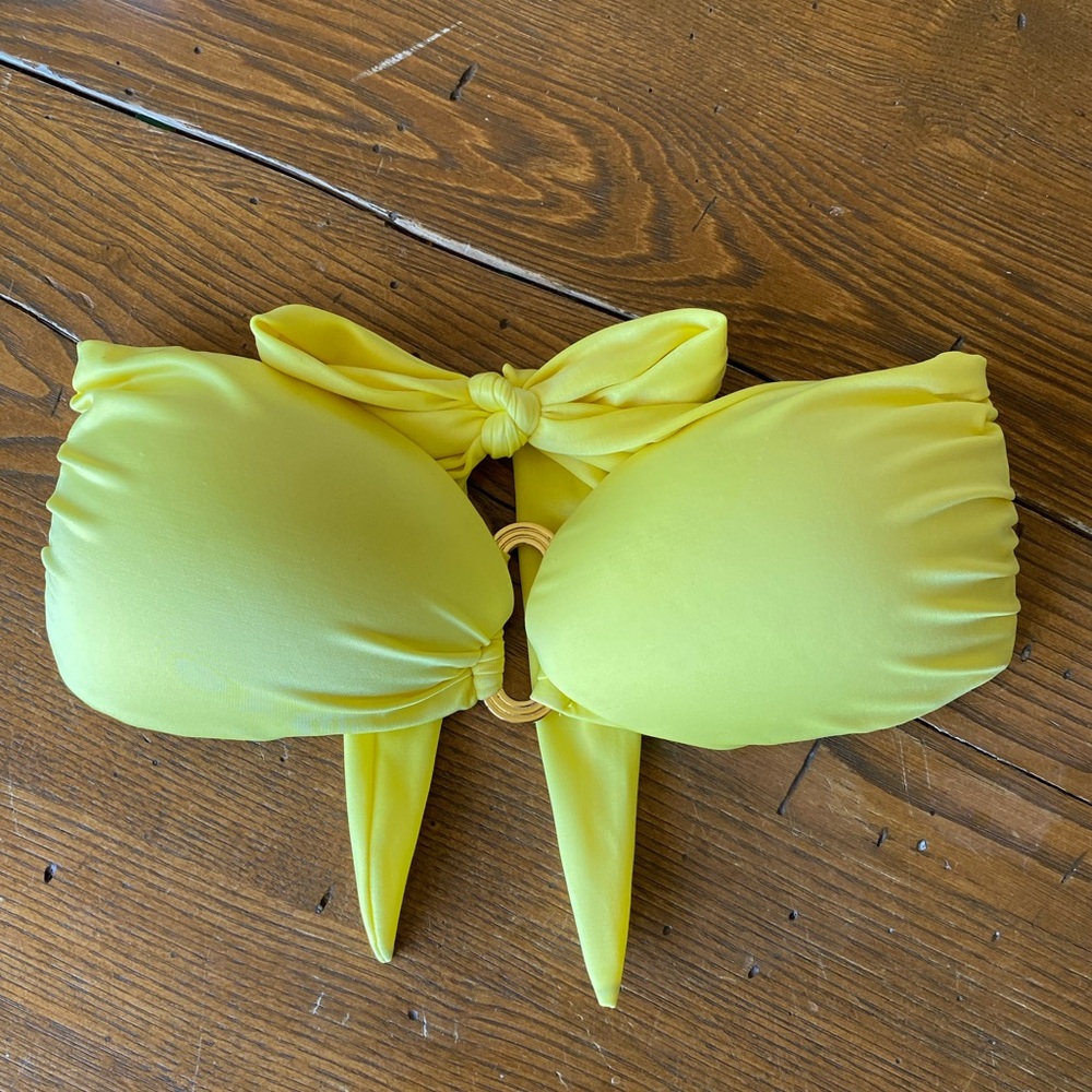 Vix Cozumel Bandeau Top Yellow S